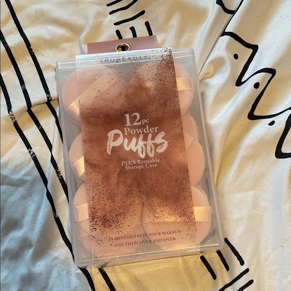 Pink Powder Puffs Set